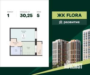 1-к квартира, вторичка, 30м2, 5/17 этаж