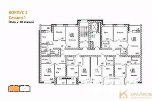 1-к квартира, вторичка, 35м2, 9/10 этаж