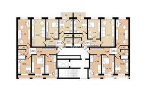 3-к квартира, строящийся дом, 89м2, 2/8 этаж