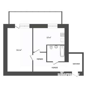 1-к квартира, вторичка, 40м2, 16/16 этаж