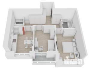 2-к квартира, строящийся дом, 60м2, 7/13 этаж