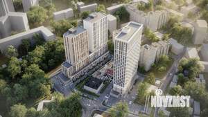 Студия квартира, строящийся дом, 33м2, 21/31 этаж