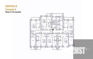 1-к квартира, вторичка, 51м2, 16/16 этаж