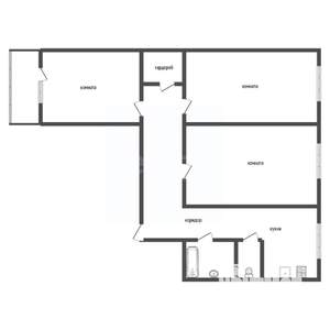 3-к квартира, вторичка, 68м2, 7/10 этаж