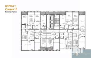 2-к квартира, вторичка, 80м2, 2/20 этаж