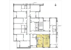 1-к квартира, вторичка, 43м2, 6/18 этаж