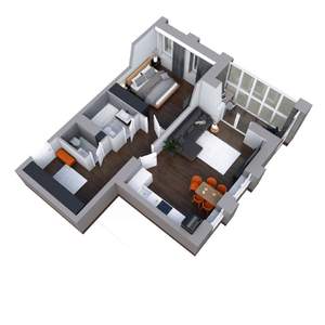 1-к квартира, вторичка, 59м2, 19/25 этаж