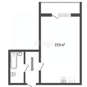 Студия квартира, вторичка, 29м2, 13/17 этаж