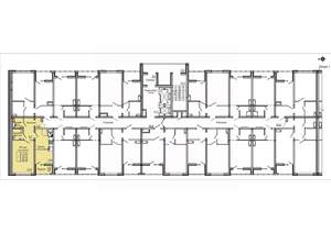 1-к квартира, вторичка, 47м2, 16/18 этаж
