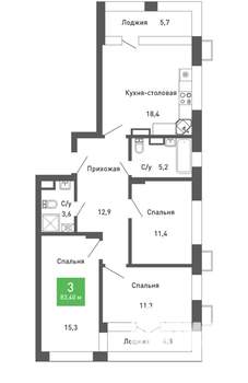 Фото квартиры на продажу (1)