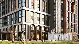 1-к квартира, строящийся дом, 45м2, 5/18 этаж