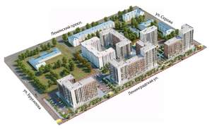 2-к квартира, вторичка, 57м2, 10/15 этаж