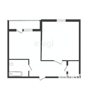 1-к квартира, вторичка, 38м2, 15/17 этаж