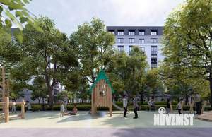 1-к квартира, строящийся дом, 40м2, 3/9 этаж