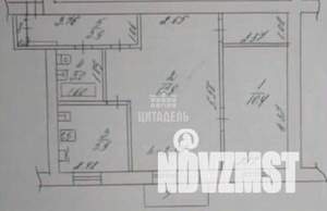 2-к квартира, вторичка, 44м2, 3/5 этаж