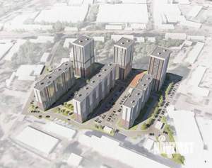 2-к квартира, строящийся дом, 57м2, 1/17 этаж