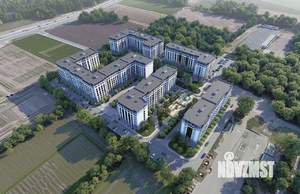 1-к квартира, строящийся дом, 46м2, 4/9 этаж
