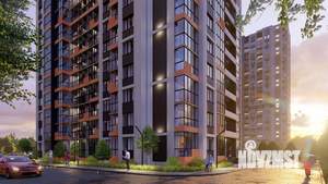 2-к квартира, строящийся дом, 48м2, 12/19 этаж