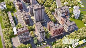 2-к квартира, строящийся дом, 68м2, 13/18 этаж