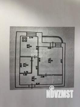 1-к квартира, вторичка, 45м2, 8/9 этаж