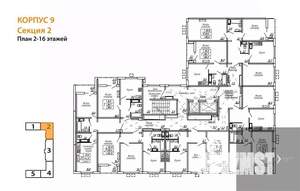 2-к квартира, вторичка, 60м2, 14/19 этаж