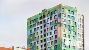 1-к квартира, строящийся дом, 43м2, 6/20 этаж