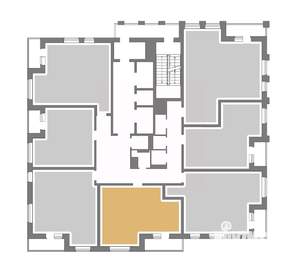 1-к квартира, вторичка, 42м2, 19/25 этаж