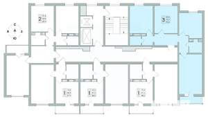 3-к квартира, вторичка, 76м2, 12/17 этаж