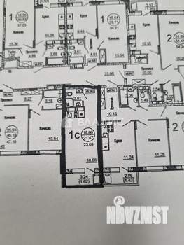 Студия квартира, вторичка, 23м2, 6/21 этаж