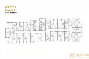 1-к квартира, вторичка, 40м2, 21/28 этаж