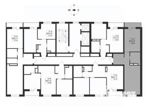 2-к квартира, вторичка, 49м2, 3/17 этаж