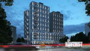 2-к квартира, строящийся дом, 52м2, 21/25 этаж