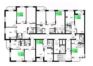 2-к квартира, вторичка, 53м2, 6/9 этаж