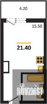 Студия квартира, вторичка, 21м2, 17/17 этаж