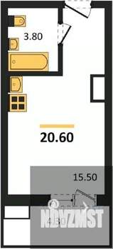 Студия квартира, вторичка, 21м2, 16/17 этаж