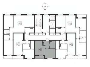 2-к квартира, вторичка, 36м2, 6/17 этаж