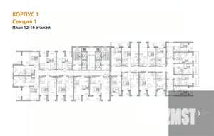 1-к квартира, вторичка, 40м2, 12/28 этаж