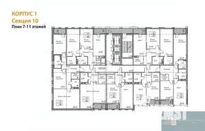 Студия квартира, вторичка, 50м2, 9/20 этаж