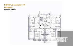 1-к квартира, вторичка, 50м2, 2/14 этаж