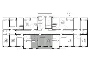 2-к квартира, вторичка, 62м2, 10/19 этаж