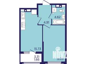 1-к квартира, вторичка, 42м2, 11/18 этаж