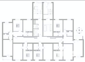 3-к квартира, строящийся дом, 76м2, 1/17 этаж