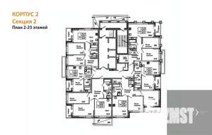 2-к квартира, вторичка, 65м2, 23/25 этаж