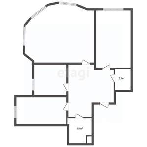 3-к квартира, вторичка, 96м2, 2/18 этаж