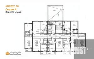 2-к квартира, вторичка, 65м2, 4/17 этаж