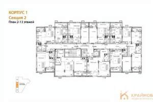 Студия квартира, строящийся дом, 40м2, 3/15 этаж