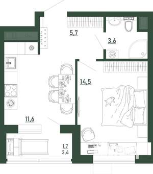 Фото квартиры на продажу (1)