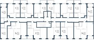 2-к квартира, вторичка, 65м2, 7/18 этаж