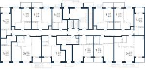 2-к квартира, вторичка, 65м2, 1/18 этаж