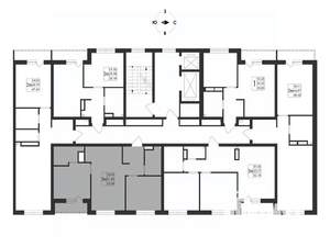 3-к квартира, вторичка, 53м2, 12/17 этаж